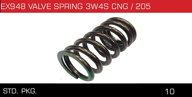 EX948 VALVE SPRING 3W4S CNG 205 EX948 VALVE SPRING 3W4S CNG 205